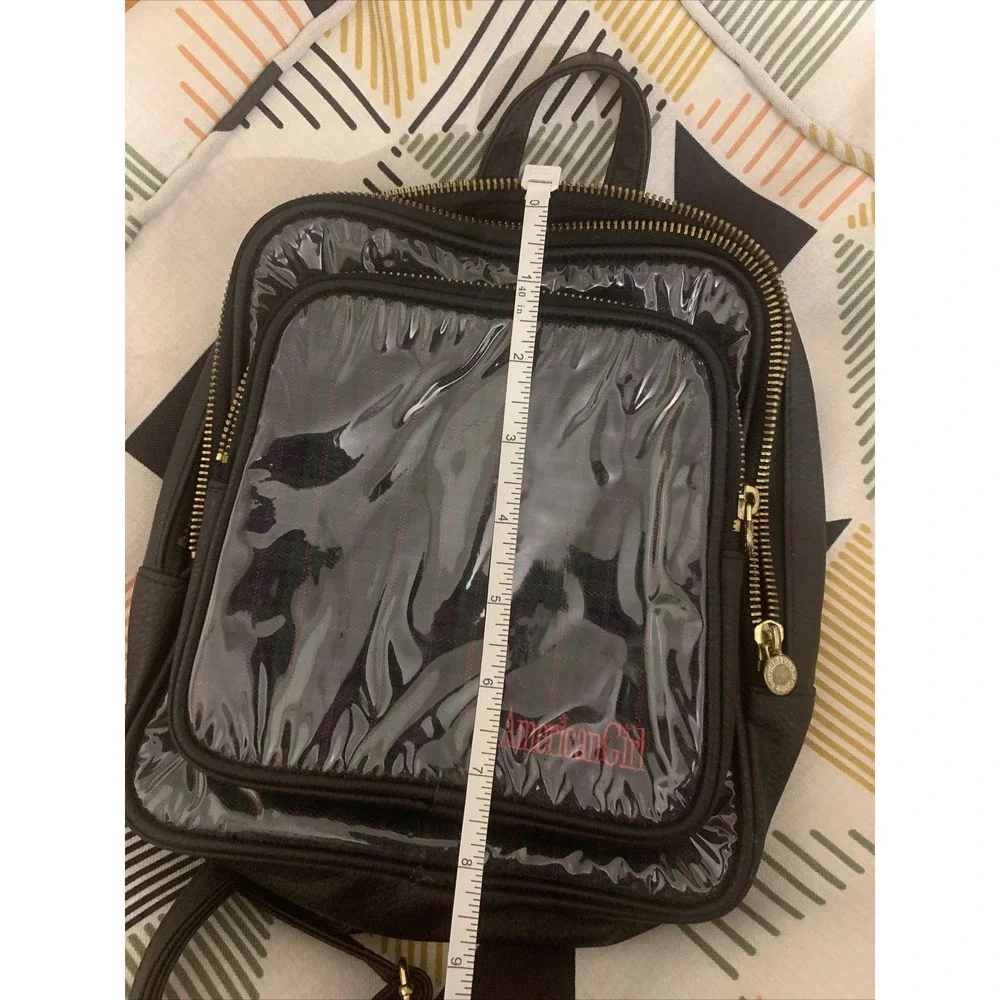 American girl backpack real size fancy vegan leather